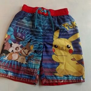 Pokemon swim shorts.